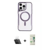 MARSİLYAN™- iPhone 11 Pro Max Kılıf Yadigar Klasik Özel Seri - Siyah 20D Premium Cam Ekran Koruyucu + Kamera Lens Koruma Cam - SF
