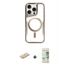 MARSİLYAN™- iPhone 11 Pro Max Kılıf Yadigar Klasik Özel Seri - Siyah 20D Premium Cam Ekran Koruyucu + Renkli Kamera Lens Koruma Cam - MI