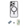 MARSİLYAN™- iPhone 11 Pro Max Kılıf Yadigar Klasik Özel Seri - Siyah 20D Premium Cam Ekran Koruyucu + Shine Kamera Lens Koruma Cam - SABE