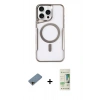 MARSİLYAN™- iPhone 11 Pro Max Kılıf Yadigar Klasik Özel Seri - Siyah 20D Premium Cam Ekran Koruyucu + Shine Kamera Lens Koruma Cam - GD