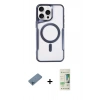 MARSİLYAN™- iPhone 11 Pro Max Kılıf Yadigar Klasik Özel Seri - Siyah 20D Premium Cam Ekran Koruyucu + Shine Kamera Lens Koruma Cam - MI
