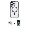 MARSİLYAN™- iPhone 11 Pro Max Kılıf Yadigar Klasik Özel Seri - Siyah 360 Mat Full Body Arka Koruyucu + Pers Alüminyum Kamera Lens - KI