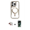 MARSİLYAN™- iPhone 11 Pro Max Kılıf Yadigar Klasik Özel Seri - Siyah 360 Mat Full Body Arka Koruyucu + Pers Alüminyum Kamera Lens - KI