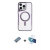 MARSİLYAN™- iPhone 11 Pro Max Kılıf Yadigar Klasik Özel Seri - Siyah 3D Antistatik Cam Ekran Koruyucu + Shine Kamera Lens Koruma Cam - GS