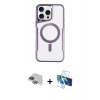 MARSİLYAN™- iPhone 11 Pro Max Kılıf Yadigar Klasik Özel Seri - Siyah 3D Antistatik Cam Ekran Koruyucu + Pers Alüminyum Kamera Lens - YL