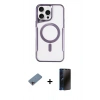 MARSİLYAN™- iPhone 11 Pro Max Kılıf Yadigar Klasik Özel Seri - Siyah 3D Antistatik Hayalet Cam Ekran Koruyucu + Shine Kamera Lens Koruma Cam - PE