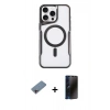 MARSİLYAN™- iPhone 11 Pro Max Kılıf Yadigar Klasik Özel Seri - Siyah 3D Antistatik Hayalet Cam Ekran Koruyucu + Shine Kamera Lens Koruma Cam - PE