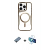 MARSİLYAN™- iPhone 11 Pro Max Kılıf Yadigar Klasik Özel Seri - Siyah 3D Antistatik Seramik Nano Ekran Koruyucu + Shine Kamera Lens Koruma Cam - GI