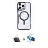 MARSİLYAN™- iPhone 11 Pro Max Kılıf Yadigar Klasik Özel Seri - Siyah 3D Antistatik Seramik Nano Ekran Koruyucu + Şeffaf Kamera Lens Koruma Cam