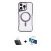MARSİLYAN™- iPhone 11 Pro Max Kılıf Yadigar Klasik Özel Seri - Siyah 3D Antistatik Seramik Nano Ekran Koruyucu + Şeffaf Kamera Lens Koruma Cam