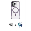 MARSİLYAN™- iPhone 11 Pro Max Kılıf Yadigar Klasik Özel Seri - Siyah 3D Antistatik Seramik Nano Ekran Koruyucu + Siyah Pers Alüminyum Kamera Lens