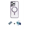 MARSİLYAN™- iPhone 11 Pro Max Kılıf Yadigar Klasik Özel Seri - Siyah 3D Antistatik Seramik Nano Ekran Koruyucu + Shine Kamera Lens Koruma Cam - MI