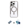 MARSİLYAN™- iPhone 11 Pro Max Kılıf Yadigar Klasik Özel Seri - Siyah 3D Antistatik Seramik Nano Ekran Koruyucu + Shine Kamera Lens Koruma Cam - SH