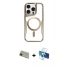 MARSİLYAN™- iPhone 11 Pro Max Kılıf Yadigar Klasik Özel Seri - Siyah 3D Antistatik Seramik Nano Ekran Koruyucu + Rainbow Kamera Lens Koruma Cam - YL