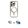 MARSİLYAN™- iPhone 11 Pro Max Kılıf Yadigar Klasik Özel Seri - Siyah 3D Antistatik Seramik Nano Ekran Koruyucu + Pers Alüminyum Kamera Lens - LT