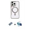 MARSİLYAN™- iPhone 11 Pro Max Kılıf Yadigar Klasik Özel Seri - Siyah 3D Antistatik Seramik Nano Ekran Koruyucu + Shine Kamera Lens Koruma Cam - MI
