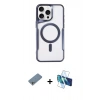 MARSİLYAN™- iPhone 11 Pro Max Kılıf Yadigar Klasik Özel Seri - Siyah 3D Antistatik Seramik Nano Ekran Koruyucu + Shine Kamera Lens Koruma Cam - GS