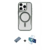 MARSİLYAN™- iPhone 11 Pro Max Kılıf Yadigar Klasik Özel Seri - Siyah 3D Antistatik Seramik Nano Ekran Koruyucu + Shine Kamera Lens Koruma Cam - MI