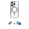 MARSİLYAN™- iPhone 11 Pro Max Kılıf Yadigar Klasik Özel Seri - Siyah 3D Antistatik Seramik Nano Ekran Koruyucu + Shine Kamera Lens Koruma Cam - GI