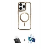 MARSİLYAN™- iPhone 11 Pro Max Kılıf Yadigar Klasik Özel Seri - Siyah 3D Antistatik Seramik Nano Ekran Koruyucu + Şeffaf Kamera Lens Koruma Cam