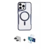MARSİLYAN™- iPhone 11 Pro Max Kılıf Yadigar Klasik Özel Seri - Siyah 3D Antistatik Seramik Nano Ekran Koruyucu + Siyah Pers Alüminyum Kamera Lens