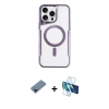 MARSİLYAN™- iPhone 11 Pro Max Kılıf Yadigar Klasik Özel Seri - Siyah 3D Antistatik Seramik Nano Ekran Koruyucu + Metal Kamera Lens Koruma Cam - MI