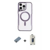 MARSİLYAN™- iPhone 11 Pro Max Kılıf Yadigar Klasik Özel Seri - Siyah Bilvis Hayalet Cam Ekran Koruyucu + Metal Kamera Lens Koruma Cam - AKYL