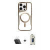 MARSİLYAN™- iPhone 11 Pro Max Kılıf Yadigar Klasik Özel Seri - Siyah Bilvis Hayalet Cam Ekran Koruyucu + Kamera Lens Koruma Cam - SF