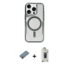 MARSİLYAN™- iPhone 11 Pro Max Kılıf Yadigar Klasik Özel Seri - Siyah Bilvis Hayalet Cam Ekran Koruyucu + Metal Kamera Lens Koruma Cam - MR
