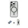 MARSİLYAN™- iPhone 11 Pro Max Kılıf Yadigar Klasik Özel Seri - Siyah Bilvis Hayalet Cam Ekran Koruyucu + Metal Kamera Lens Koruma Cam - MI