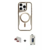 MARSİLYAN™- iPhone 11 Pro Max Kılıf Yadigar Klasik Özel Seri - Siyah Bilvis Hayalet Cam Ekran Koruyucu + Pers Alüminyum Kamera Lens - KI