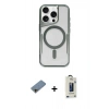 MARSİLYAN™- iPhone 11 Pro Max Kılıf Yadigar Klasik Özel Seri - Siyah Bilvis Hayalet Cam Ekran Koruyucu + Shine Kamera Lens Koruma Cam - GD