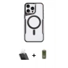 MARSİLYAN™- iPhone 11 Pro Max Kılıf Yadigar Klasik Özel Seri - Siyah Joko Magic 5D Hayalet Cam + Kamera Lens Koruma Cam - SF
