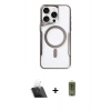 MARSİLYAN™- iPhone 11 Pro Max Kılıf Yadigar Klasik Özel Seri - Siyah Joko Magic 5D Hayalet Cam + Kamera Lens Koruma Cam - SF