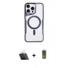 MARSİLYAN™- iPhone 11 Pro Max Kılıf Yadigar Klasik Özel Seri - Siyah Joko Magic 5D Hayalet Cam + Kamera Lens Koruma Cam - SF