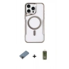 MARSİLYAN™- iPhone 11 Pro Max Kılıf Yadigar Klasik Özel Seri - Siyah Joko Magic 5D Hayalet Cam + Metal Kamera Lens Koruma Cam - SH