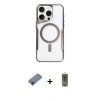 MARSİLYAN™- iPhone 11 Pro Max Kılıf Yadigar Klasik Özel Seri - Siyah Joko Magic 5D Hayalet Cam + Metal Kamera Lens Koruma Cam - SH