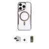 MARSİLYAN™- iPhone 11 Pro Max Kılıf Yadigar Klasik Özel Seri - Siyah Joko Magic 5D Hayalet Cam + Pers Alüminyum Kamera Lens - SH