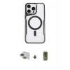 MARSİLYAN™- iPhone 11 Pro Max Kılıf Yadigar Klasik Özel Seri - Siyah Joko Magic 5D Hayalet Cam + Pers Alüminyum Kamera Lens - YL