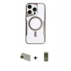 MARSİLYAN™- iPhone 11 Pro Max Kılıf Yadigar Klasik Özel Seri - Siyah Joko Magic 5D Hayalet Cam + Rainbow Kamera Lens Koruma Cam - YL