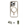 MARSİLYAN™- iPhone 11 Pro Max Kılıf Yadigar Klasik Özel Seri - Siyah Joko Magic 5D Hayalet Cam + Rainbow Kamera Lens Koruma Cam - YL