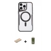 MARSİLYAN™- iPhone 11 Pro Max Kılıf Yadigar Klasik Özel Seri - Siyah Joko Magic 5D Hayalet Cam + Renkli Kamera Lens Koruma Cam - YL