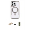 MARSİLYAN™- iPhone 11 Pro Max Kılıf Yadigar Klasik Özel Seri - Siyah Joko Magic 5D Hayalet Cam + Renkli Kamera Lens Koruma Cam - YL