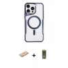 MARSİLYAN™- iPhone 11 Pro Max Kılıf Yadigar Klasik Özel Seri - Siyah Joko Magic 5D Hayalet Cam + Renkli Kamera Lens Koruma Cam - SI