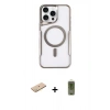 MARSİLYAN™- iPhone 11 Pro Max Kılıf Yadigar Klasik Özel Seri - Siyah Joko Magic 5D Hayalet Cam + Renkli Kamera Lens Koruma Cam - SI