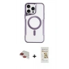 MARSİLYAN™- iPhone 11 Pro Max Kılıf Yadigar Klasik Özel Seri - Siyah Mat Seramik Nano Ekran Koruyucu + Pers Alüminyum Kamera Lens - KI
