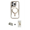 MARSİLYAN™- iPhone 11 Pro Max Kılıf Yadigar Klasik Özel Seri - Siyah Mat Seramik Nano Ekran Koruyucu + Rainbow Kamera Lens Koruma Cam - YL