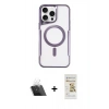 MARSİLYAN™- iPhone 11 Pro Max Kılıf Yadigar Klasik Özel Seri - Siyah Mat Seramik Nano Ekran Koruyucu + Şeffaf Kamera Lens Koruma Cam