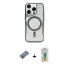 MARSİLYAN™- iPhone 11 Pro Max Kılıf Yadigar Klasik Özel Seri - Siyah Polymer Nano Ekran Koruyucu + Shine Kamera Lens Koruma Cam - MI