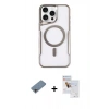 MARSİLYAN™- iPhone 11 Pro Max Kılıf Yadigar Klasik Özel Seri - Siyah Seramik Nano Ekran Koruyucu + Shine Kamera Lens Koruma Cam - GI
